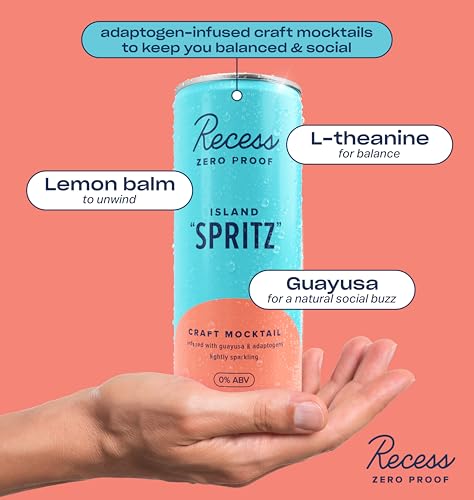 Image of Recess Zero Proof Island Spritz Mocktail, 12 Pack