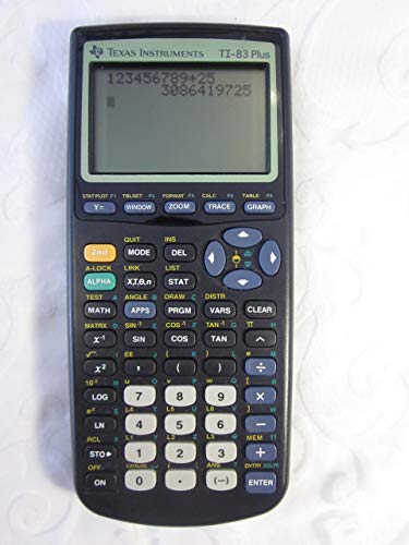 Texas Instruments Ti-83 Plus Graphic Calculator (Renewed)