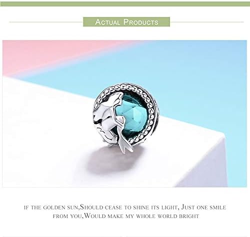 Bijoux Blu Mermaid Underwater 925 Sterling Silver Mermaid's Missing Round Charms Beads fit Women Bracelets Necklaces DIY Jewellery Making - Image 5