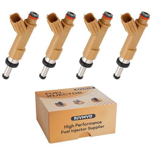 Inyectores de combustible de rendimiento 23250-0T020, compatible con/Toyota Corolla 1.8L 2009-2018, Matrix 1.8L 2009-2013, compatible con/Scion xD 1.8L 2008 2009, |12 agujeros| Juego de 4 | Repuesto