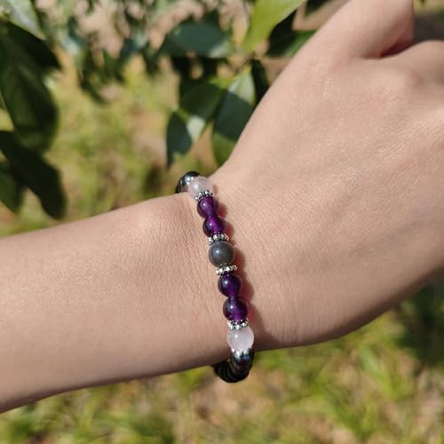 Anxiety Relief Empath Protection Healing Stone Bead Bracelet New Beginning Transformation Grief Support Gifts For Women2