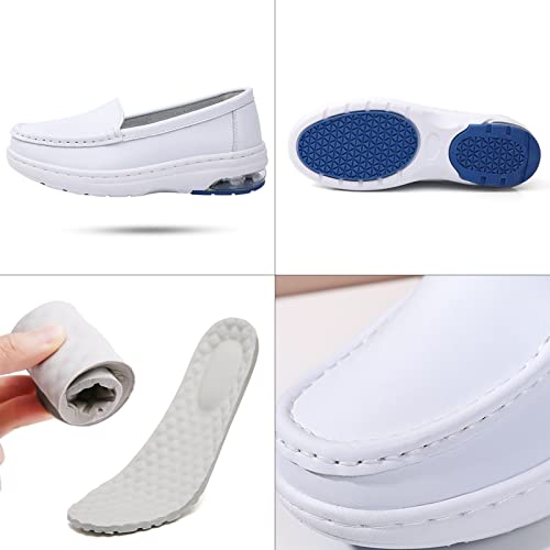 Sapatos de Enfermeiras para Mulheres,Respirável Leve Antiderrapante Sapatos de Trabalho para Mulhere