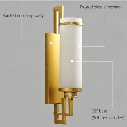 Aplique de pared rectangular E27 negro de tela para iluminar el dormitorio 2