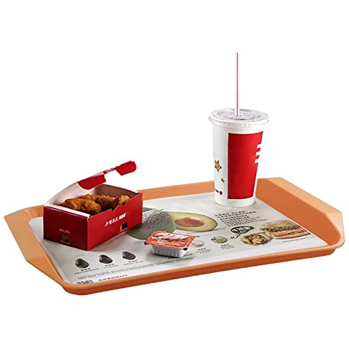 Qskely Fast-Food-Schalen aus Kunststoff zum Essen, 4er-Set