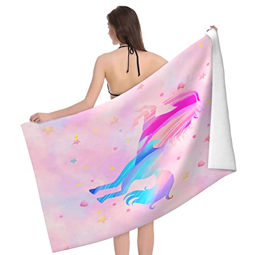 Comfar Unicorn Beach Towel For Girls thumb #1