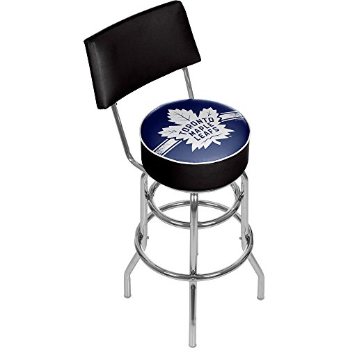 Trademark Global NHL1100-TML2 Trademark Gameroom Nhl Toronto Maple Leafs Swivel Bar Stool cover