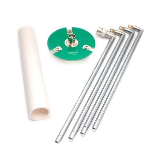 Lonrtesw Antena FM GP de 65 MHz A 375 MHz para Transmisor FM, Receptor, Transmisión en Campus, Antena Telescópica BNC Q9, Amplificador de Radioaficionado