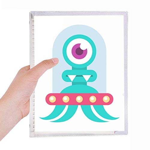Carnet à spirales rechargeable Universe Alien Monster Cyclops pour dessin et notes