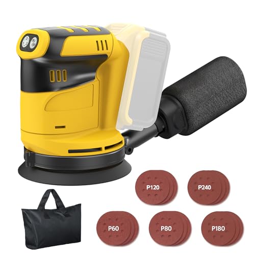 Random Orbital Sander Compatible with Dewalt 20V MAX Battery(NO Battery)5"