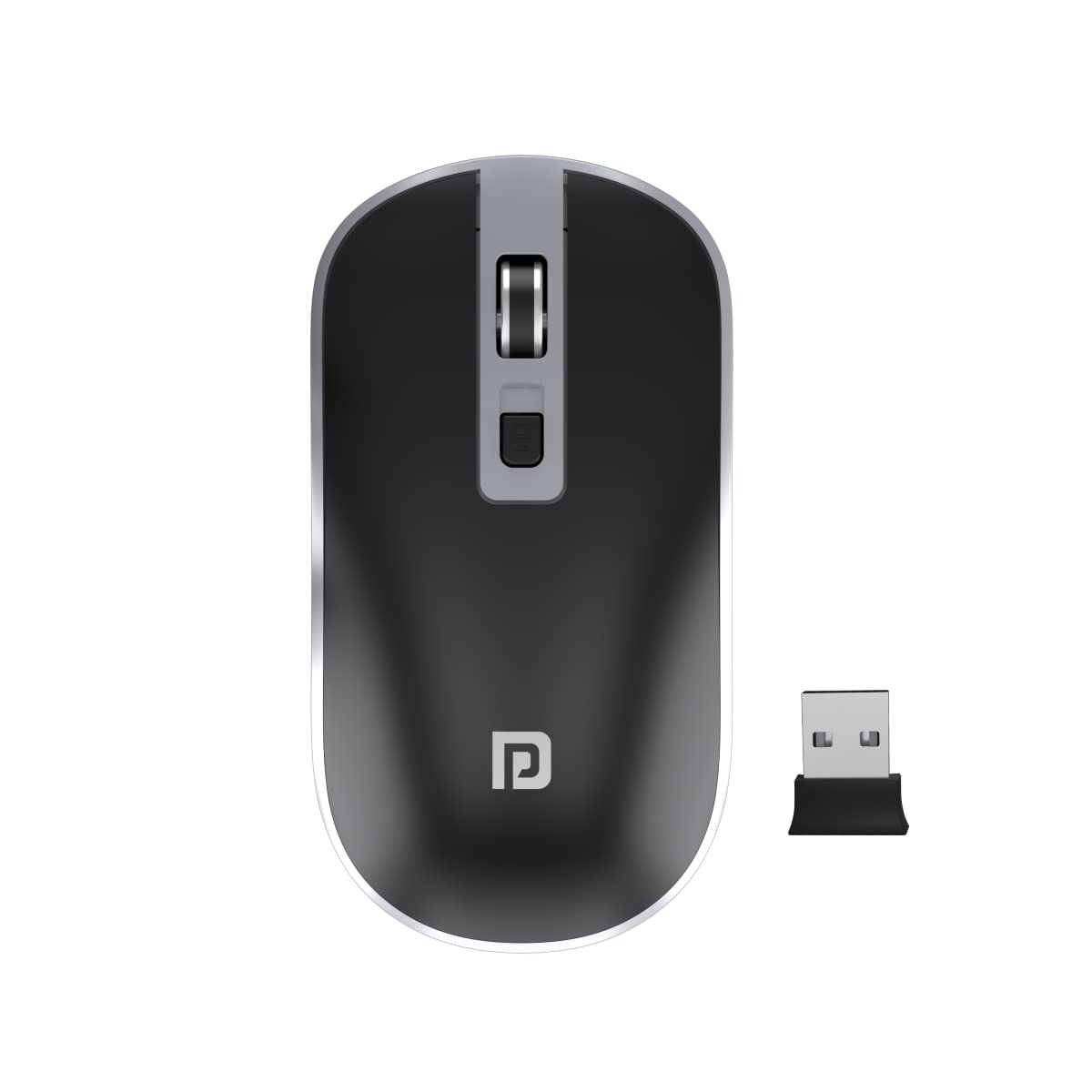 Portronics Toad 14 Wireless Mouse, 2.4 GHz with USB Nano Dongle, up to 1400 Adjustable DPI and Dual-Function Scroll Wheel for Laptops, PCs, MacBooks (Black) (B09P1N2NH3) Amazon Price History, Amazon Price Tracker