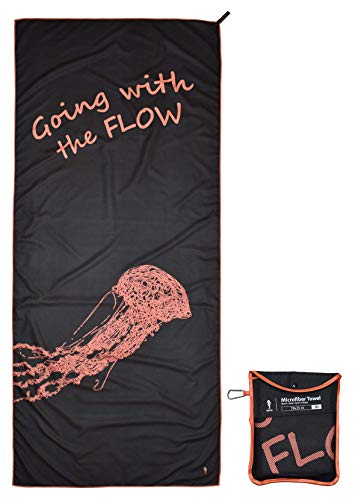 CANYLA Oversized Quick Dry Microfiber Beach & Travel Towel: XL 78x35, Lightweight & Compact, Fast Drying, Absorbent, Sand Free, Towel for Travel, Beach, Swim, Pool, Hike, Camp; Extra Large