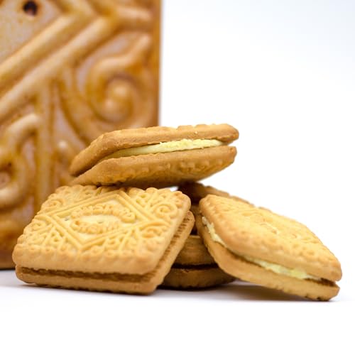 Giant Custard Creams Biscuit Tin - Novelty British Biscuits Gift Set, Family Sharing Box with Luxury Custard Cream Treats - Mothers Day Biscuits, Large Hamper Tins, Gifts for Mum, 450g - Image 7