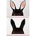 Halloween Rabbits Costume Animal Ear Hairband, Plush Tail, Rabbits Costume Accessories for Girl Halloween Cosplay Fashion White