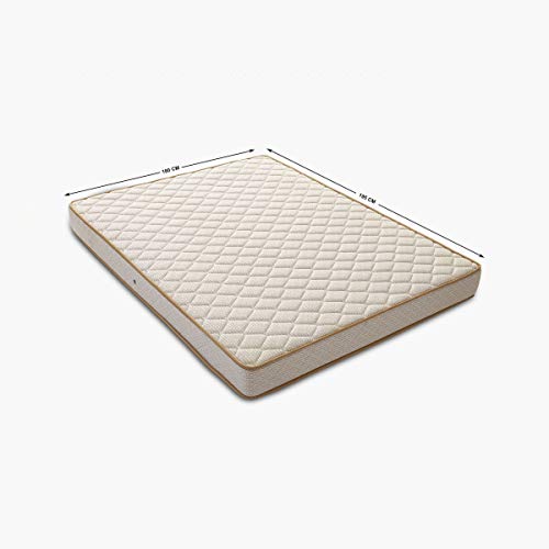 Image of Home Centre Restomax Pro 6 inch Bonnel Spring Mattress 180 x 195 cm, Beige, King (MATTRESS-17)