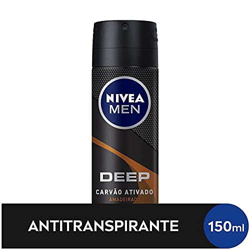 Desodorante Antitranspirante Aerosol NIVEA MEN DEEP Amadeirado 150ml, Nivea