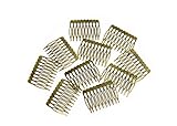 Metal Millinery or Veil Hair Comb 1 3/4