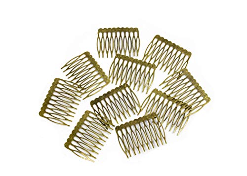 Metal Millinery or Veil Hair Comb 1 3/4