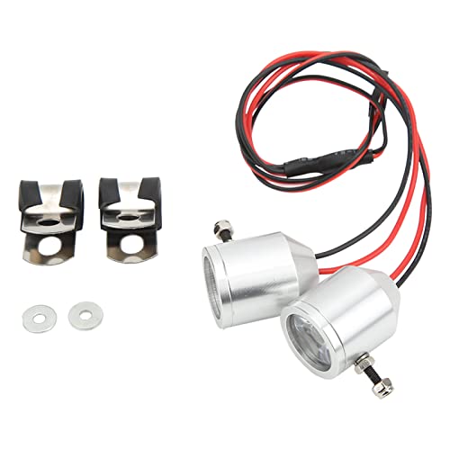 Proyector RC 3W de alto brillo con carcasa de aluminio para coches y barcos teledirigidos Axial
