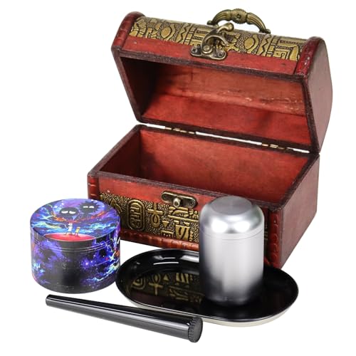 epzoee Retro Color Spice Grinder Kit with Accessories - Image 2