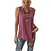 Primavera Y Verano, Moda Informal para Mujer, Cuello Redondo, Color SóLido, Botones Irregulares, Chaleco Sin Mangas Suelto, Camiseta, Top para Mujer