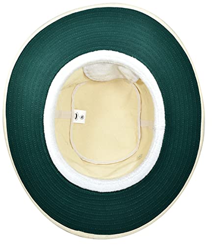 Image of 100% Cotton Canvas Cricket Panama Sun Hat Lightweight Brim with Loops