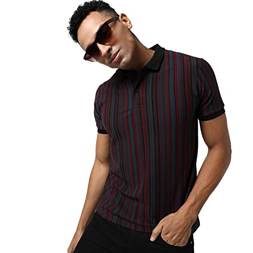 Image of Campus Sutra Men's Cotton Regular Fit T-Shirt