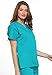 Cherokee Women's V-Neck Top, Turquoise, X-Large