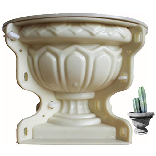 Milisten Planter Mold Large Cement Garden Planter Mold Concrete Flower Pot s Succulent Mould Cement...