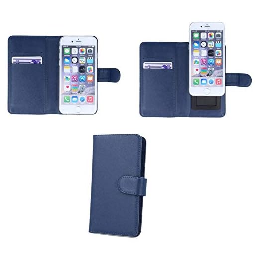 Supercase24 für Cat S31 Flip Case Bookstyle Klapp Etui Hülle Handy Tasche Bookcase Cover Schutzhülle in blau