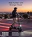 NAVEE NT5 Max Electric Scooter, 31 mph Speed, 51.6 Miles Range, Fast Charging, 1900W Peak Motor, Dual Telescopic & Damping Arm Suspension, Dual Disc Brake, 10.5