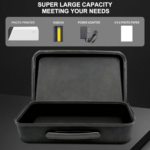 Estuche rígido para impresora Liene PixCut S1 con correa negra miniatura 2
