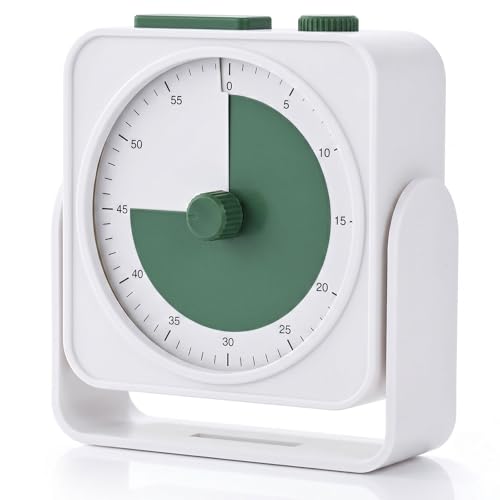 Image of EooCoo Visual Timer, 60-Minute Silent Countdown Productivity Timers