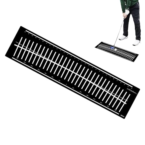 Tapis de putting de golf pour corriger sa frappe et s'exercer facilement chez soi