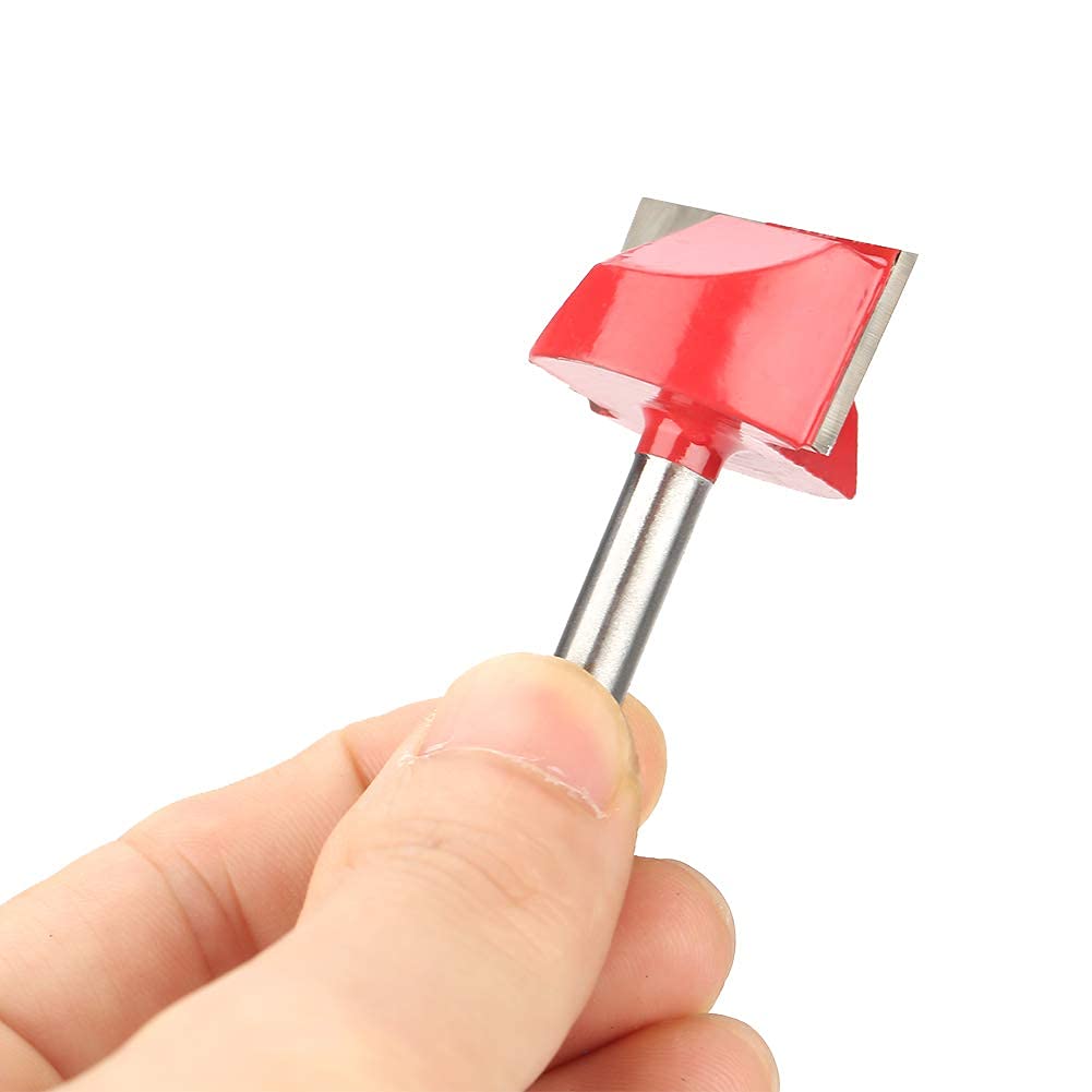 Fraise à Bois CNC, Walfront Outil de Coupe de Machine Tige par le Bas Diamètre de 6 mm(6 * 28)