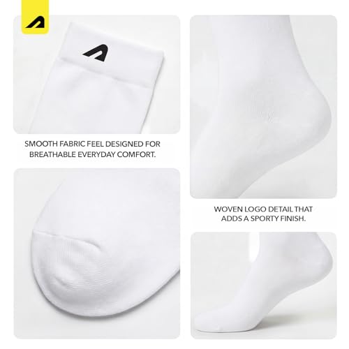 Image of Boldfit Socks for Men Combed Cotton Crew & Calf Length Formal Socks Breathable Anti-Odour Arch Support Anti-Slip Fit Reinforced Heel & Toe Soft Durable Office & Casual Wear, Pack of 3
