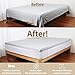 WOXXIY Bed Sheet Holder Bedroom Bed Sheet Fasteners Set, Mattress Corner Grippers with Bed Lifter - Fitted Sheet Clips - Elastic Bed Sheet Straps for All Mattress Sizes (Full)