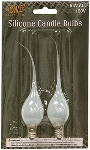 2/Pkg 5W Clear Silicone Bulbs