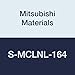 Mitsubishi Materials S-MCLNL-164 S-MCLN Series Multiple Clamp Boring Bar with 0.500" IC Rhombic 80? Insert, Steel Shank, Left, 95? Cutting Angle, 1" Shank Dia, 1.280" Minimum Cutting Dia.