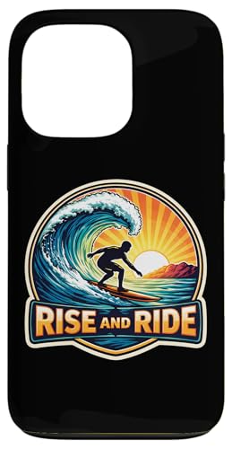Rise And Ride �T�[�t�@�[ ���[�j���O �T�[�t�B�� �T�[�t�{�[�h ���p ���B���e�[�W �X�}�z�P�[�X iPhone 13 Pro �p