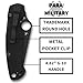 Spyderco Para Military 2 Folding Pocket Knife with 3.4