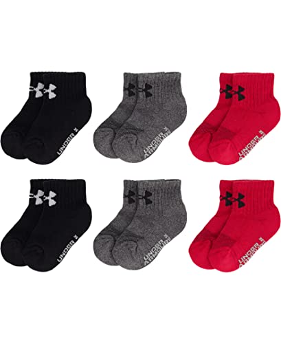 Image of Under Armour boys Multi Pack Quarter Sock