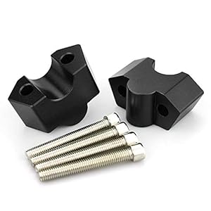 HWH Z Houssin de Moto RISERSSOIRES CNC Accessoires D’ALUMINIUM pour KA.WA.SA.KI Z250 2012 2013 Z300 2014-2016 Z800 2013-2016 Z750 2004-2011 Durable (Color : Black no Logo)