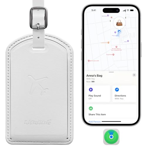 Best Tracker Device for Luggage: Top Smart Locks and GPS Tags Reviewed 5 Luggage Tags Built-in Anti-Loss Tracker, Luxury Leather Luggage Tags for Suitcase, Travel Bags, Backpacks, Travel Organizer for Lost Baggage Prevention (Light Gray)