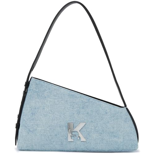 Sac bandoulière Karl Lagerfeld Jeans Geo en denim bleu pour femme