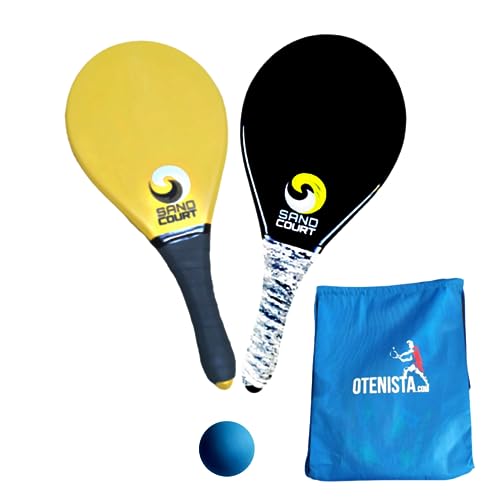 KIT 2 RAQUETE DE FRESCOBOL POLÍMERO MAIS GYENSECK E 02 BOLAS