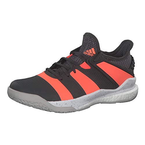 adidas Herren Stabil X Handballschuh, Grey Signal Coral Grey, 37 1/3 EU
