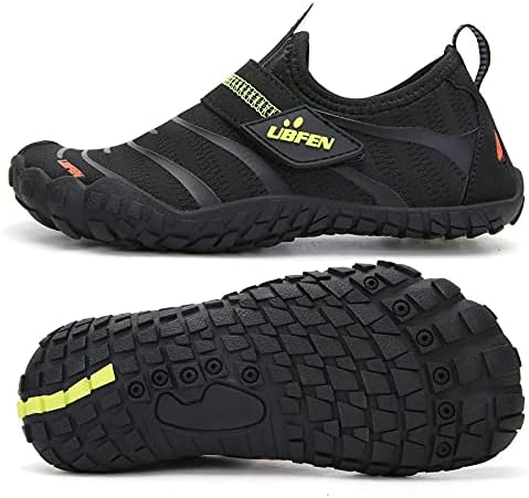 UBFEN Water Shoes for Kids Boys Girls Aqua Socks Barefoot Beach Sports Swim Pool Quick Dry Lightweight Toddler Little Big Kid