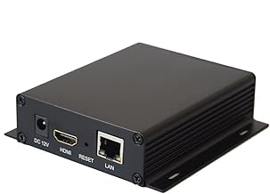 H.265 HDMI-Video-Encoder für IPTV/Live-Broadcast, 1080P @ 60, unterstützt SRT/RTMP/RTSP/RTMPS/UDP/HTTP/HLS Protokoll Netzwerk Streaming, Wilxisum