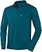 Produktbild Henson & Henson Herren Poloshirt Langarm in Petrol mit Zipper, Langarm-Polo aus feinstem Jersey-Gewebe, klassisches Polohemd im Regular-Fit Schnitt, Gr. 48-60
