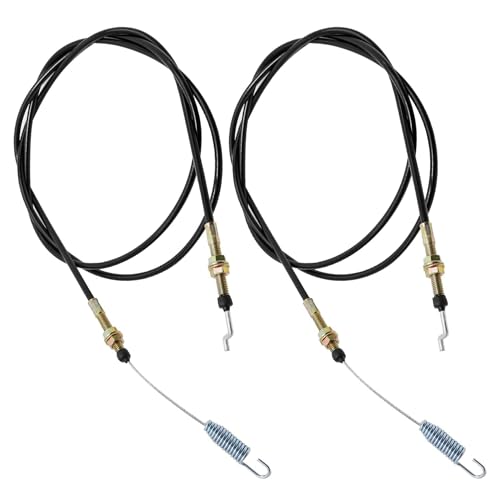 Lssapr 2 Pcs Shifter Cables 2-11082 Replacement for Chuck Wagon Trailmaster Trail Wagon TW400 TW11 TW11R TW413 BD300 CW-11 CW-413 CW-265 Land Master LM650 LM400 Shift Cable UTV Go-Karts Parts